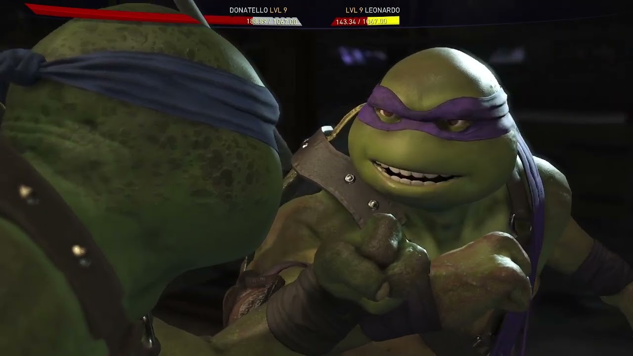 Injustice 2 - Donatello Vs LEONARDO