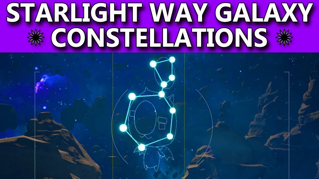 Gummi Ship Photo Constellations for Starlight Way Galaxy | Kingdom Hearts 3 Walkthrough
