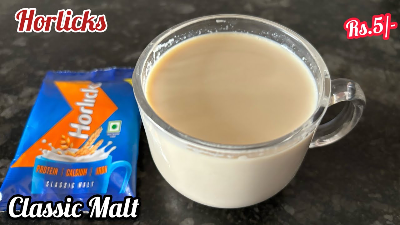 Horlicks Classic Malt Flavour Recipe & Review | How to make Horlicks Classic Malt with Milk