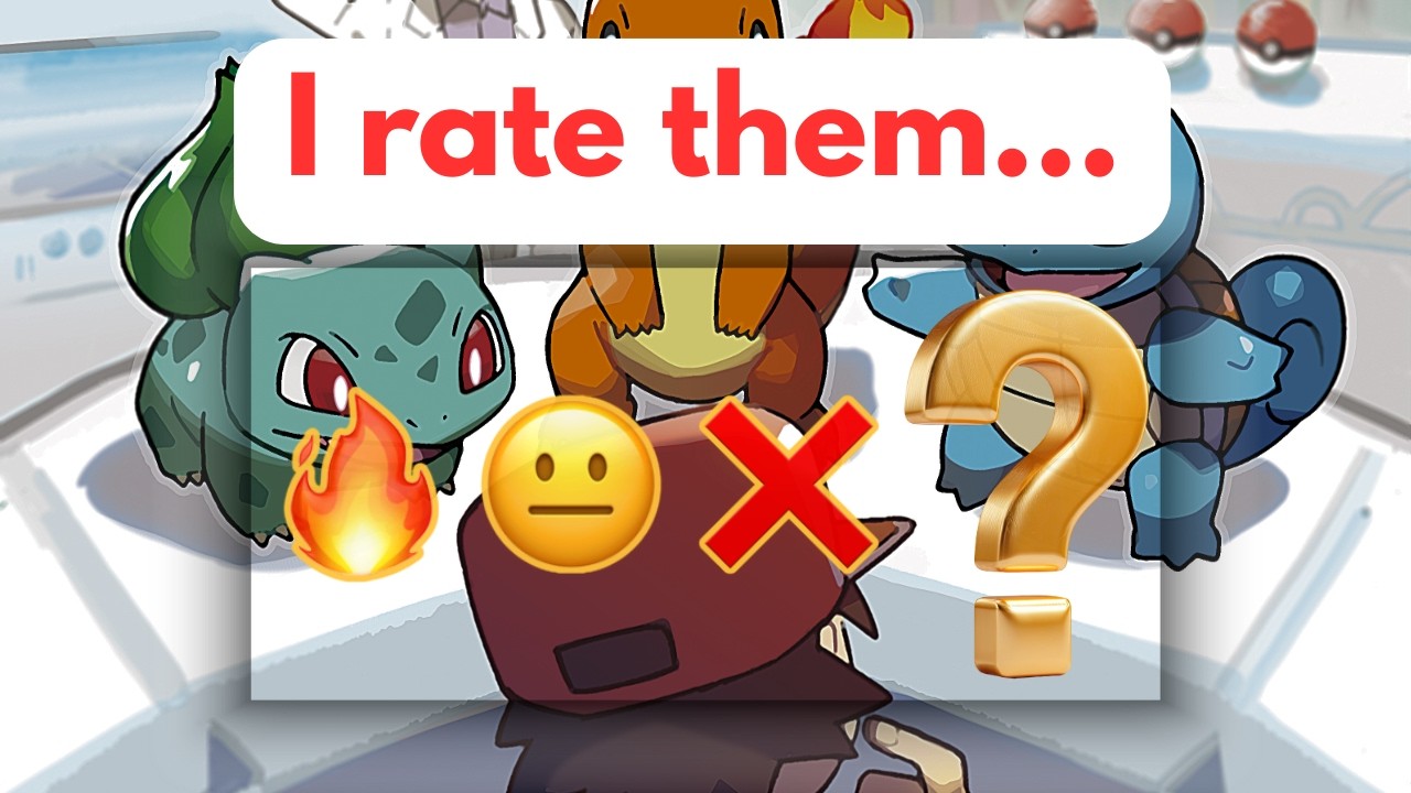 Rating starter Pokémon! Fire, mid, or nah? | FMN #3