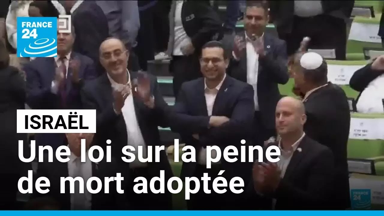 Isra&euml;l : une loi d&eacute;cri&eacute;e sur la peine de mort pour les Palestiniens adopt&eacute;e par le Parlement