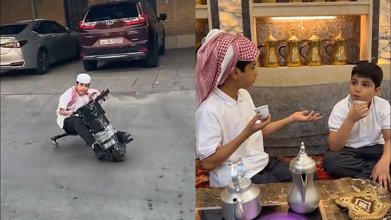 اول يوم في المدرسة لقزيع مع احمد 😂 فشله قدام الطلاب #فراج_قزيع_السهلي فراح قزيع السهلي