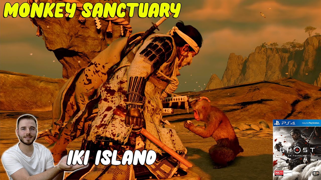 Monkey Sanctuary (Raider's Promontory) | GHOST OF TSUSHIMA | Iki Island | PS4 Pro (detorio)