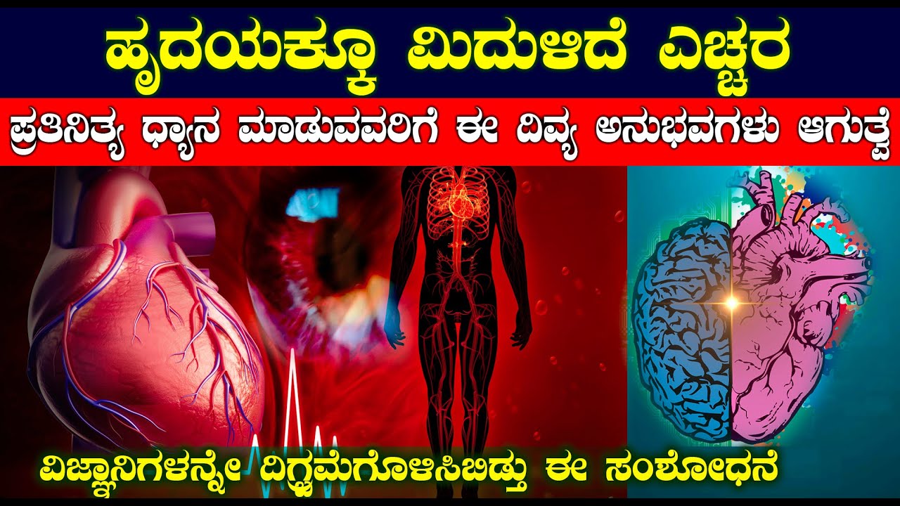 ಪ್ರತಿನಿತ್ಯ ಧ್ಯಾನ ಮಾಡೋರಿಗೆ ಈ ದಿವ್ಯ ಅನುಭವಗಳು ಆಗುತ್ವೆ| ಹೃದಯಕ್ಕೂ ಮಿದುಳಿದೆಯಂತೆ | ವಿಜ್ಞಾನಿಗಳೇ ದಂಗು
