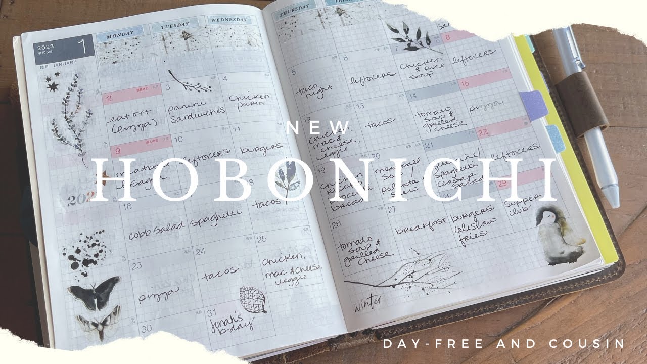 New System | Planner Perfect to Hobonichi | Techo Day-free | Techo Cousin | A5 Travelers Notebook