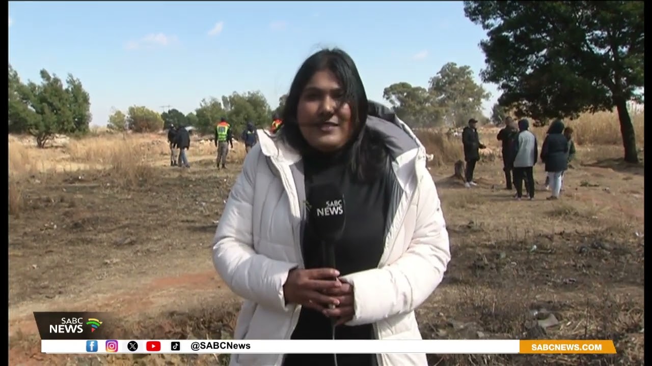 Riverlea Focus | On the trail of illegal miners in an open field with holes leading underground