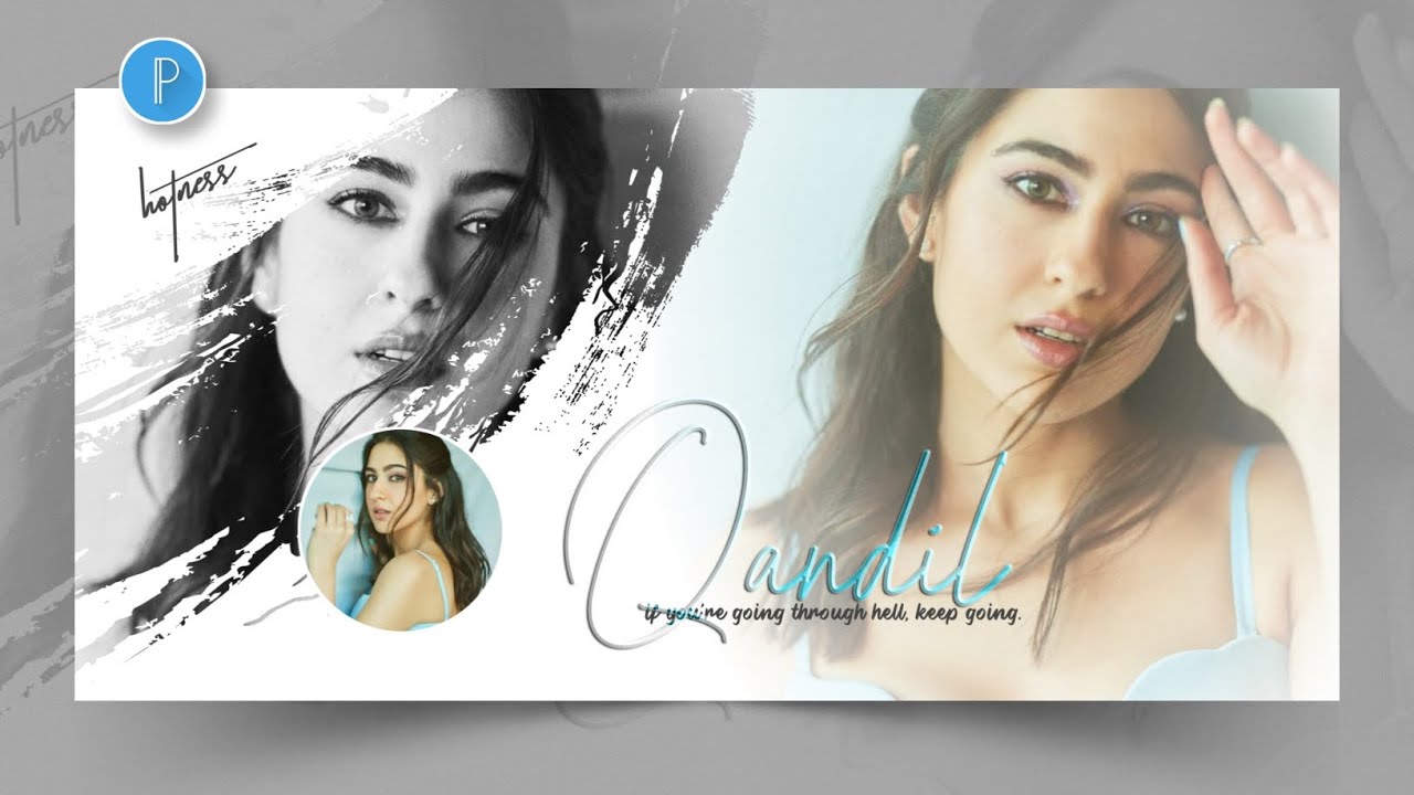 Create dis Unique Facebook Cover Design using Pixellab Android | Pixellab Tutorial.