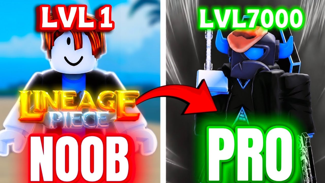 I Went NOOB To PRO In Lineage Piece In One Video! (Full Movie)