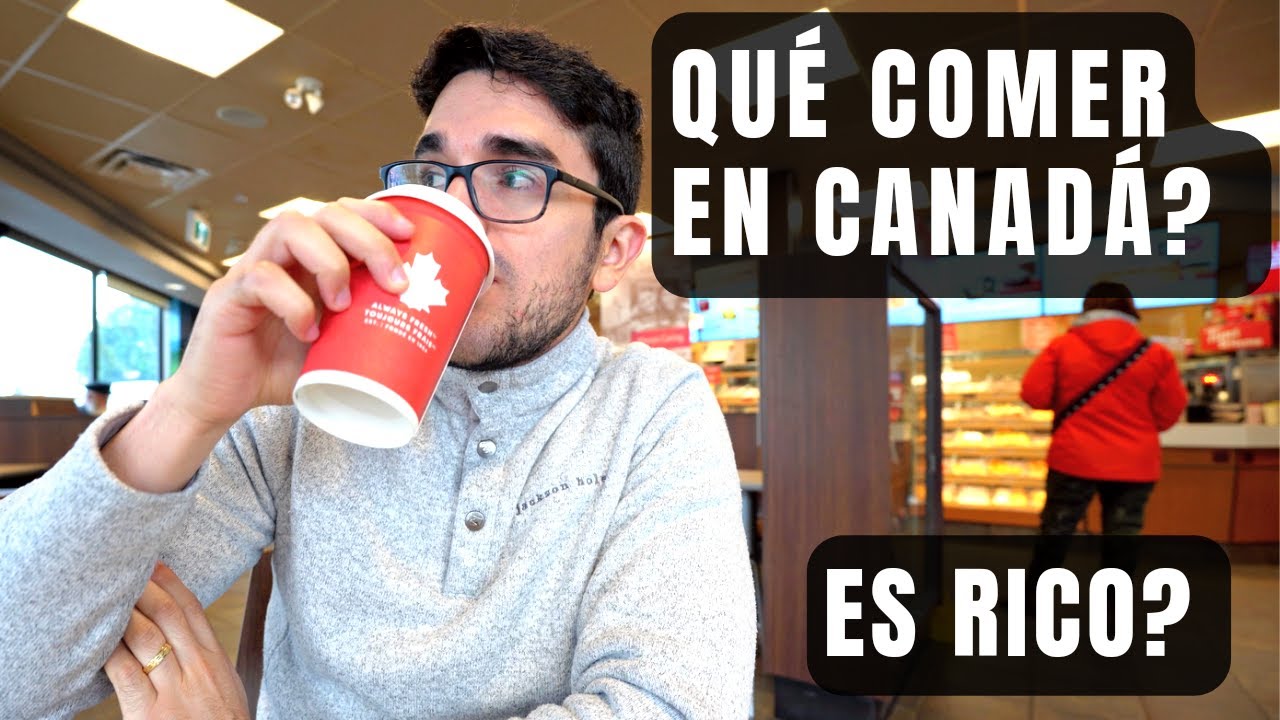 As&iacute; es la COMIDA EN CANAD&Aacute; 🇨🇦 | Nuestro &uacute;ltimo video aqu&iacute;  | Cris y Becca
