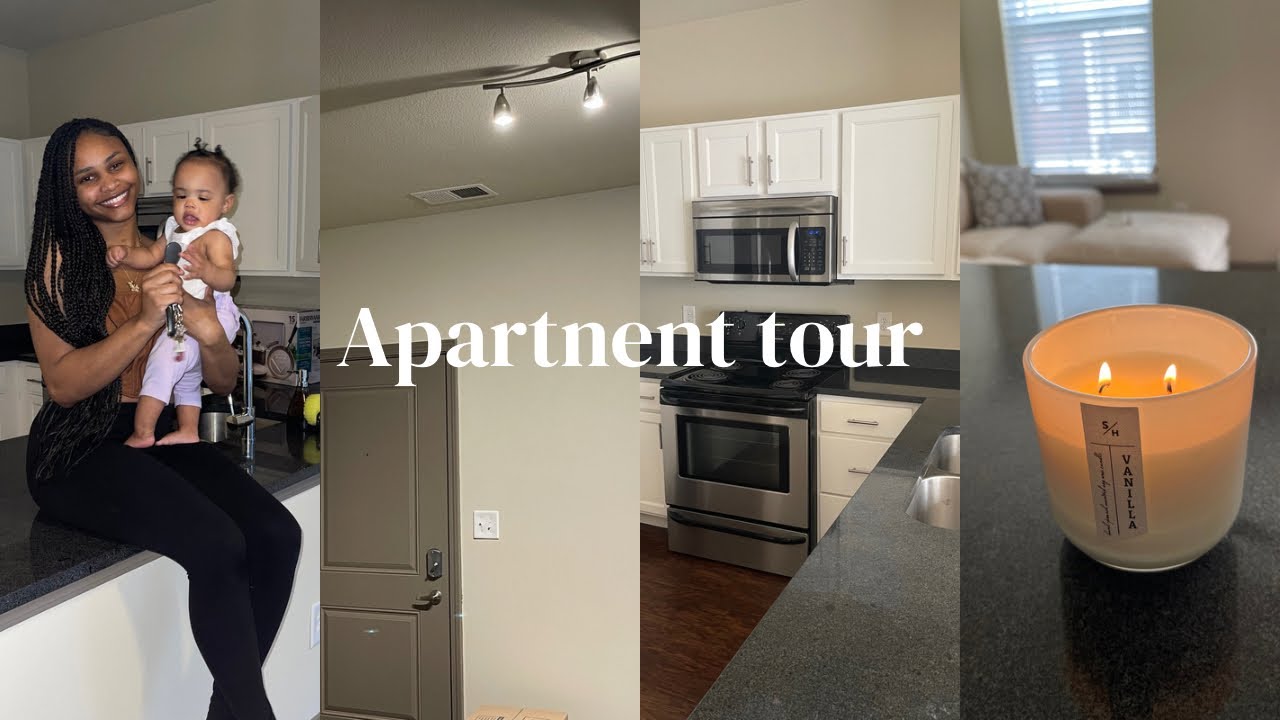 FIRST MODERN APARTMENT AS A 22 YR OLD MOM| EMPTY APARTMENT TOUR