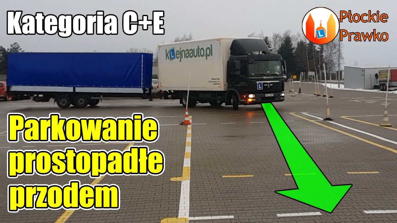 [C+E] Parkowanie prostopadłe przodem