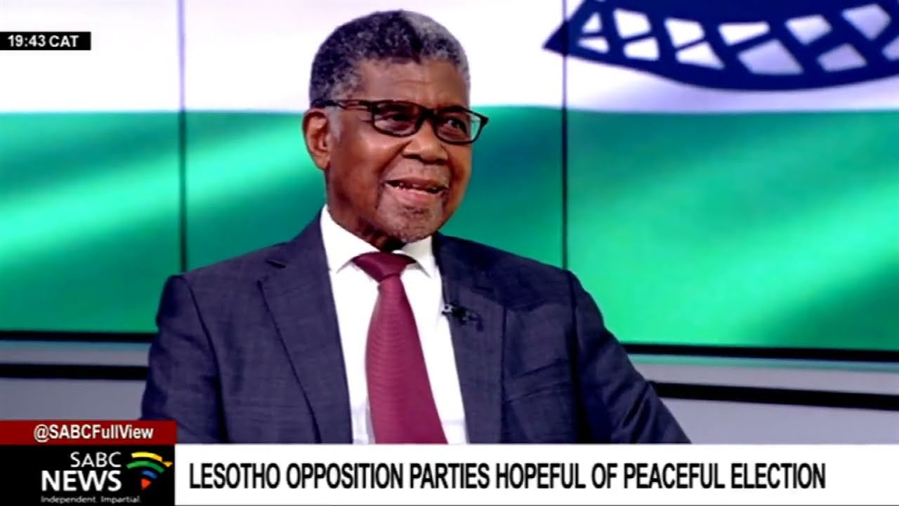 Lesotho Election I AD leader Monyane Moleleki hopeful the election will be peaceful