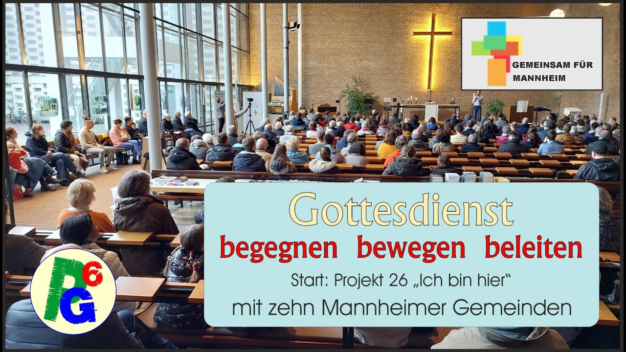 Gottesdienst - Es gibt ein überarbeitetes Video mit Ton im Menü 