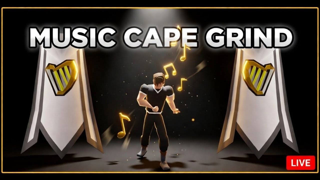 Old School RuneScape / MUSIC CAPE GRIND PART 2 / SAILING SONGS FIRST / LIVESTREAM