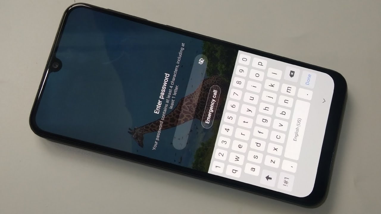 Samsung Galaxy M31 M30s : Set Password Lock