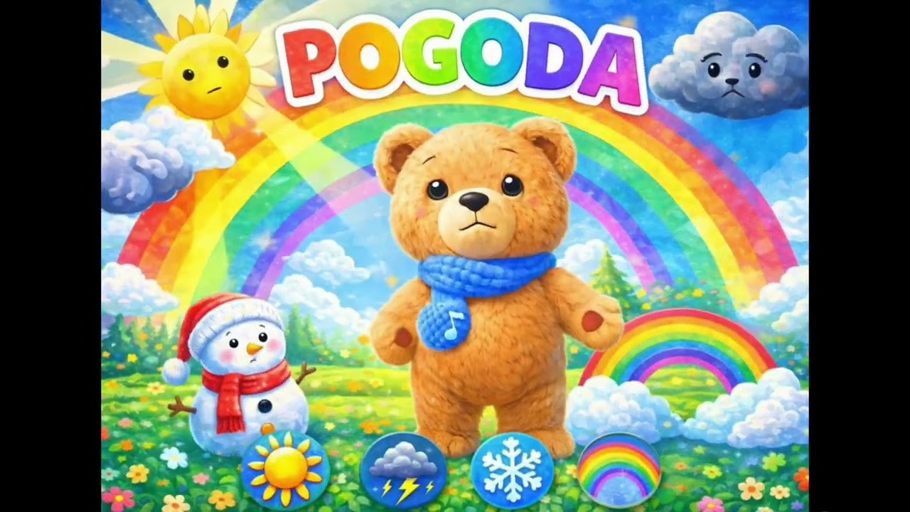 POGODA ☀️🌧️❄️ – Wesoła piosenka dla dzieci | Nauka przez zabawę
