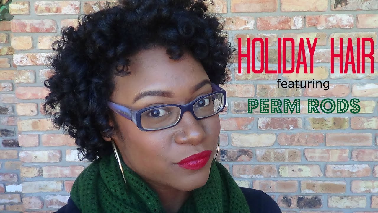 Natural Hair | Holiday Hair feat. Perm Rods