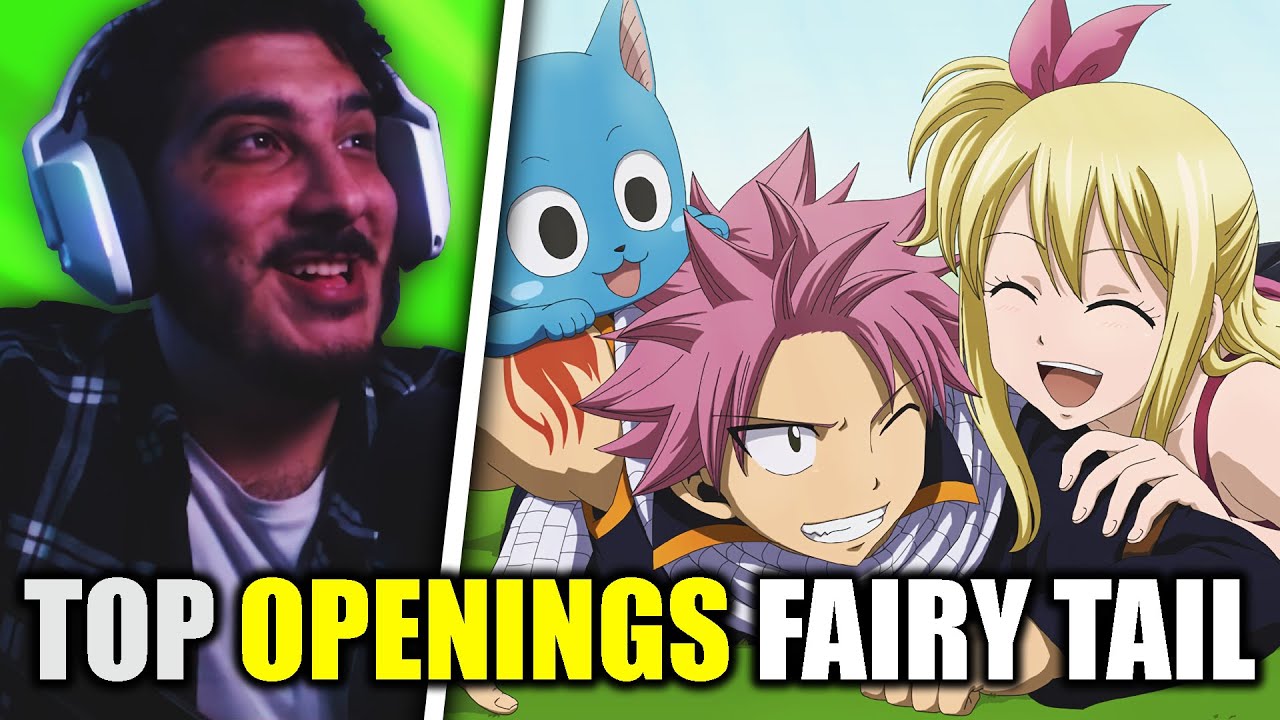 Vemos un TOP DE OPENINGS DE FAIRY TAIL
