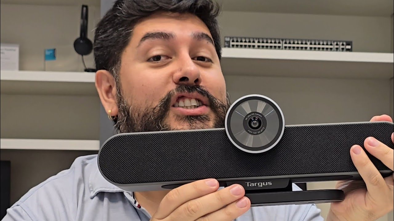 Cámara para videoconferencias todo en uno Targus AEM350 4k ultra HD - súper barata