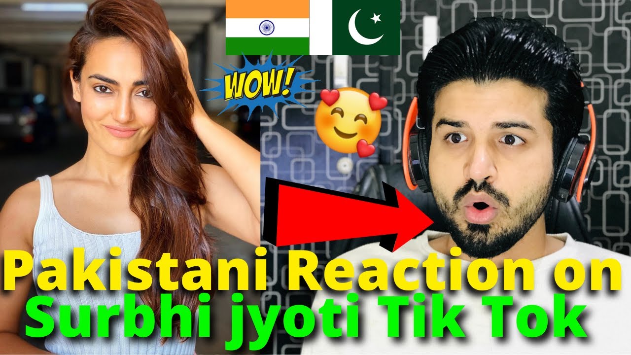 Pakistani React on Surbhi Jyoti TIKTOK VIDEOS | Indian television actress | Reaction Vlogger