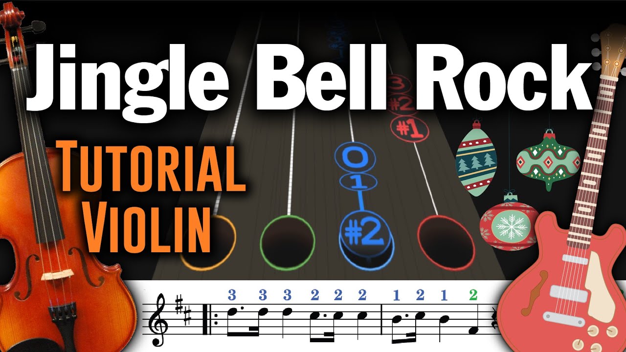 Jingle Bell Rock | Tutorial Violin - Play Along