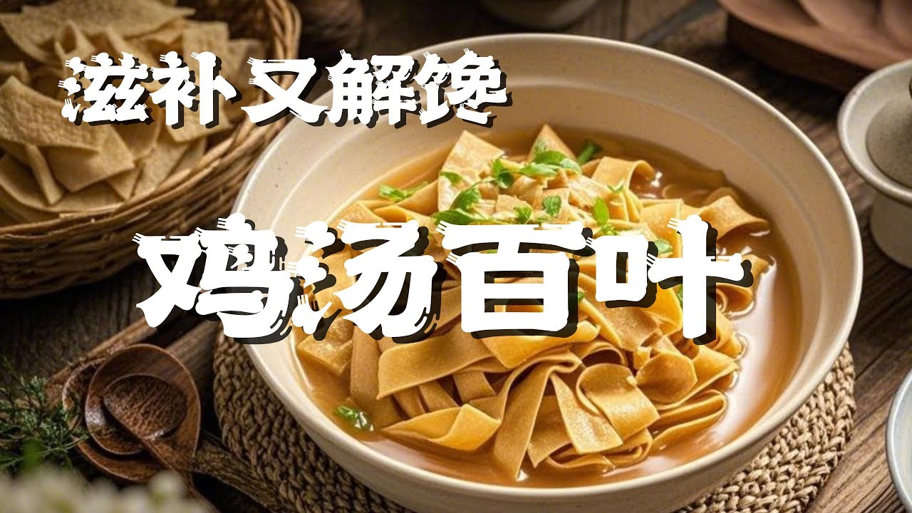 上海地道菜馆，鲜掉眉毛！鸡汤百叶：嫩滑百叶浸润浓郁鸡汤，一口鲜香四溢#人气美食