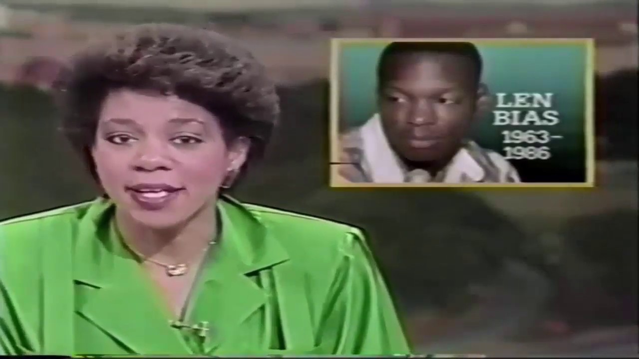 Len Bias:  News Report of his death:  June 19, 1986
