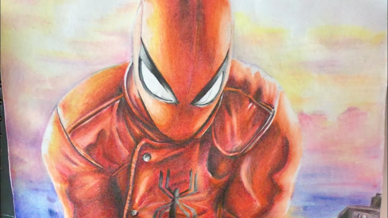 Drawing Spider-Man (last stand)