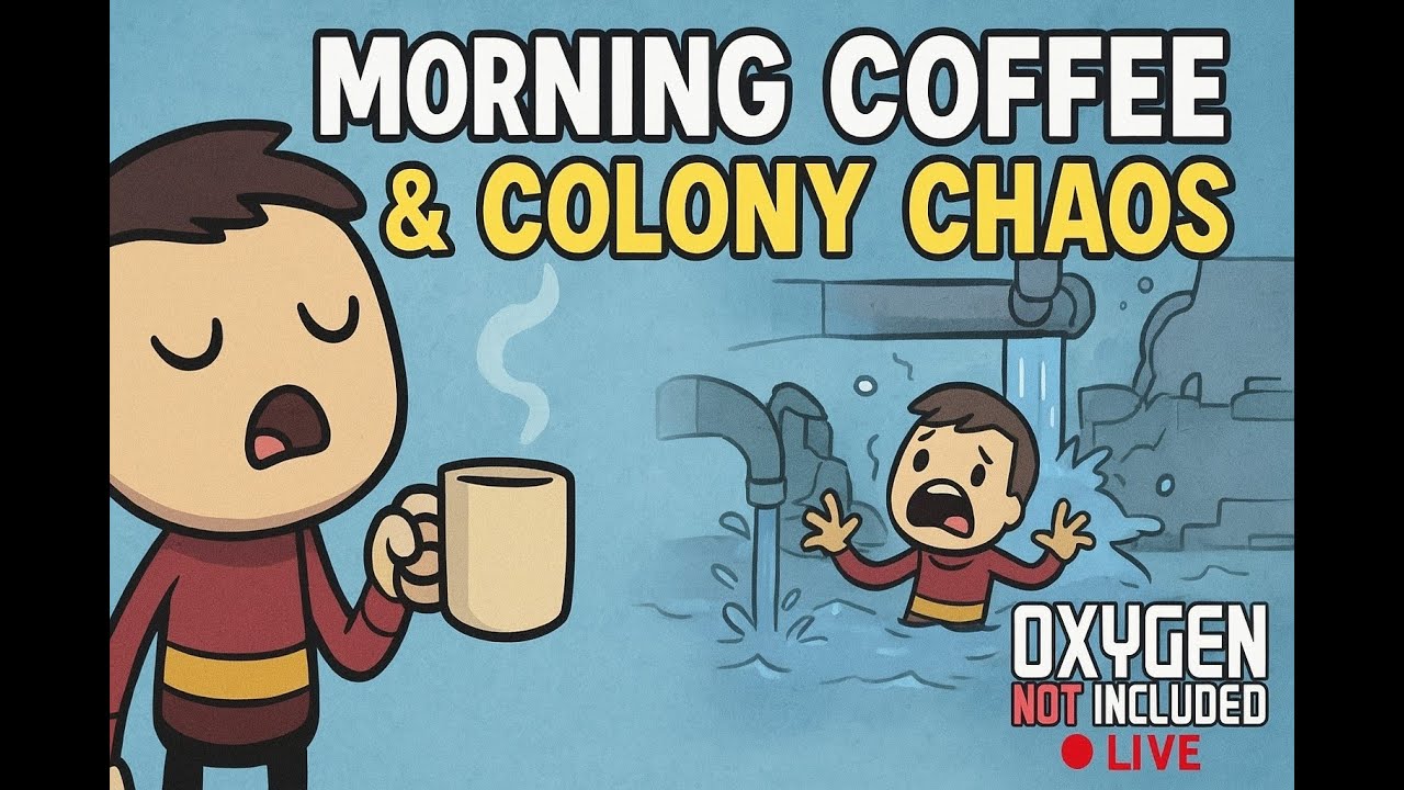 [Live] - Let's Play Oxygen Not Included - Day 17 - Prehistoric Planet Pack