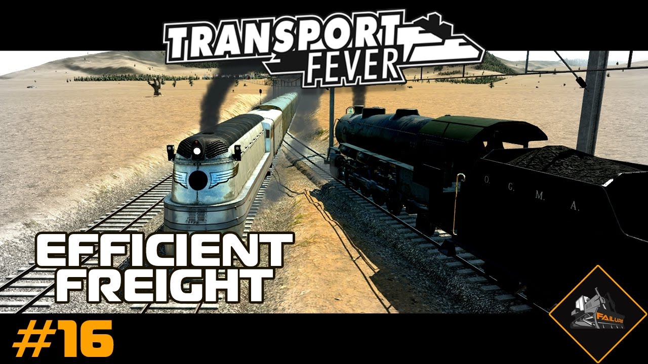 Transport Fever Making Freight Efficient gameplay series Let's Play USA #16