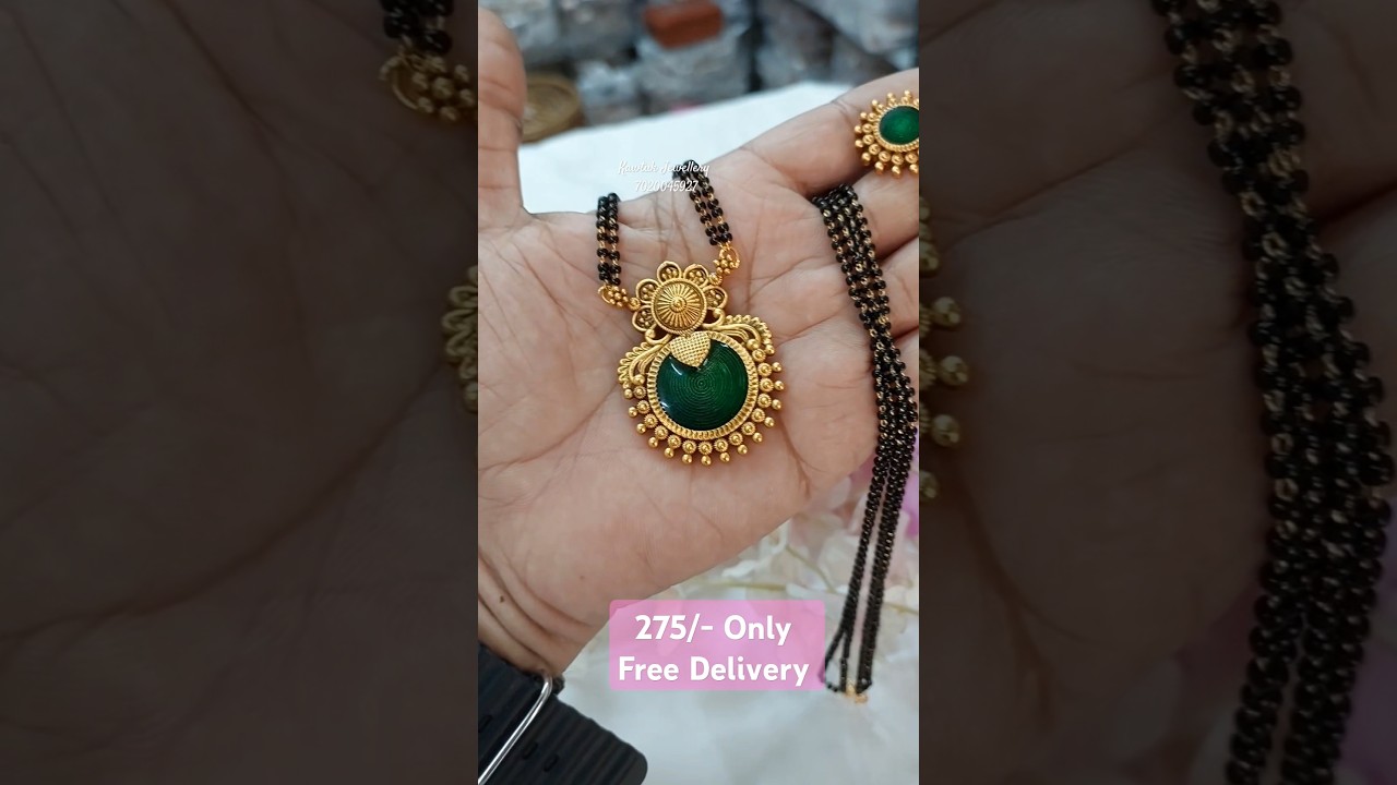 Matte Mangalsutra Latest Design Booking 7020045927 #mangalsutra #mattejewellery #mothersday #marathi