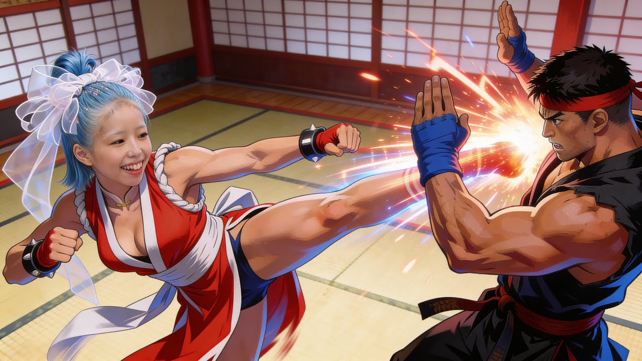Chun Li IRL destroys kick boxers- Hyushi Reacts