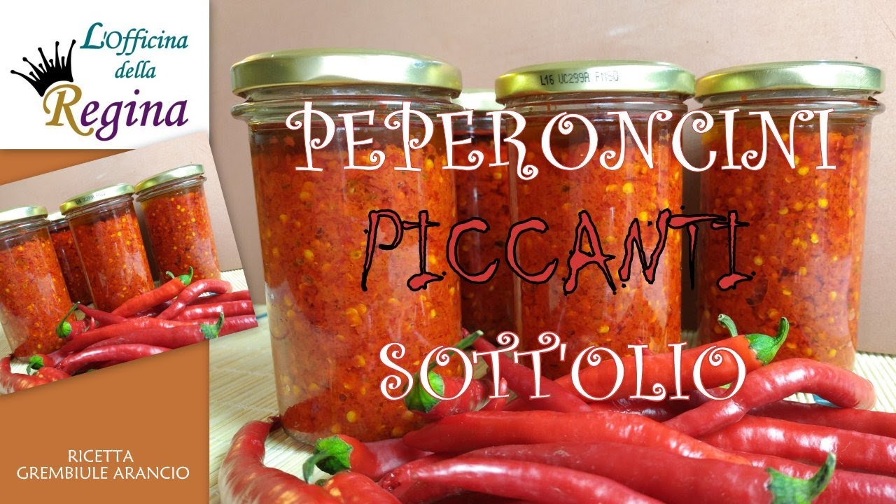 Peperoncini piccanti sott'olio
