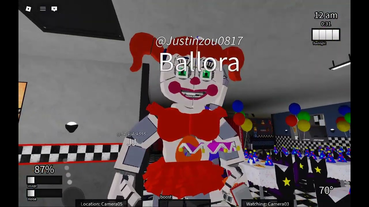 Playing ultimate random night on roblox