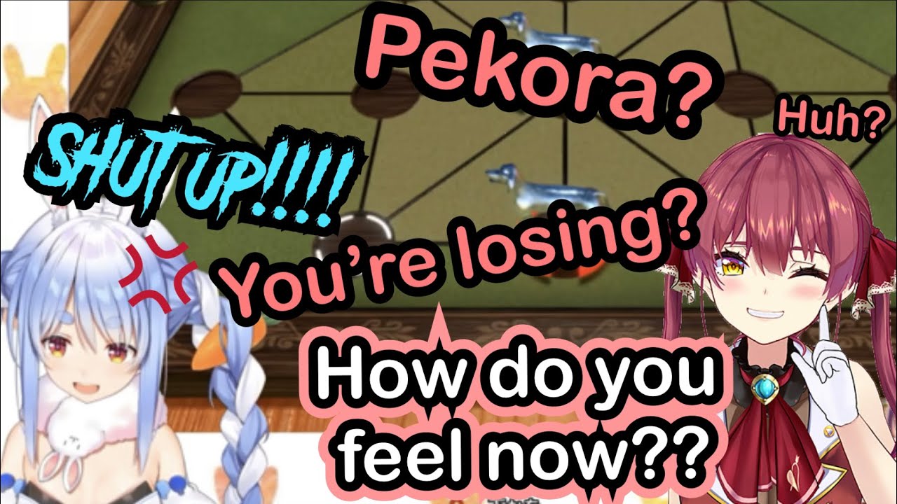 【ENG SUB】Pekora gets destroyed by Marine