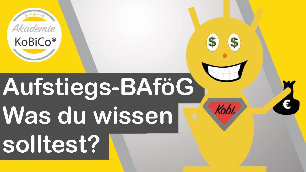 Aufstiegs BAföG - erklärt von der Akademie KoBiCo