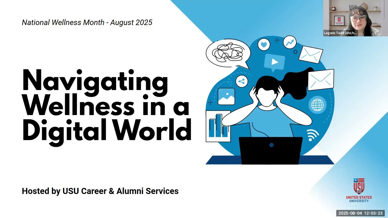 National Wellness Month  Navigating Wellness in a Digital World with Logann Todd