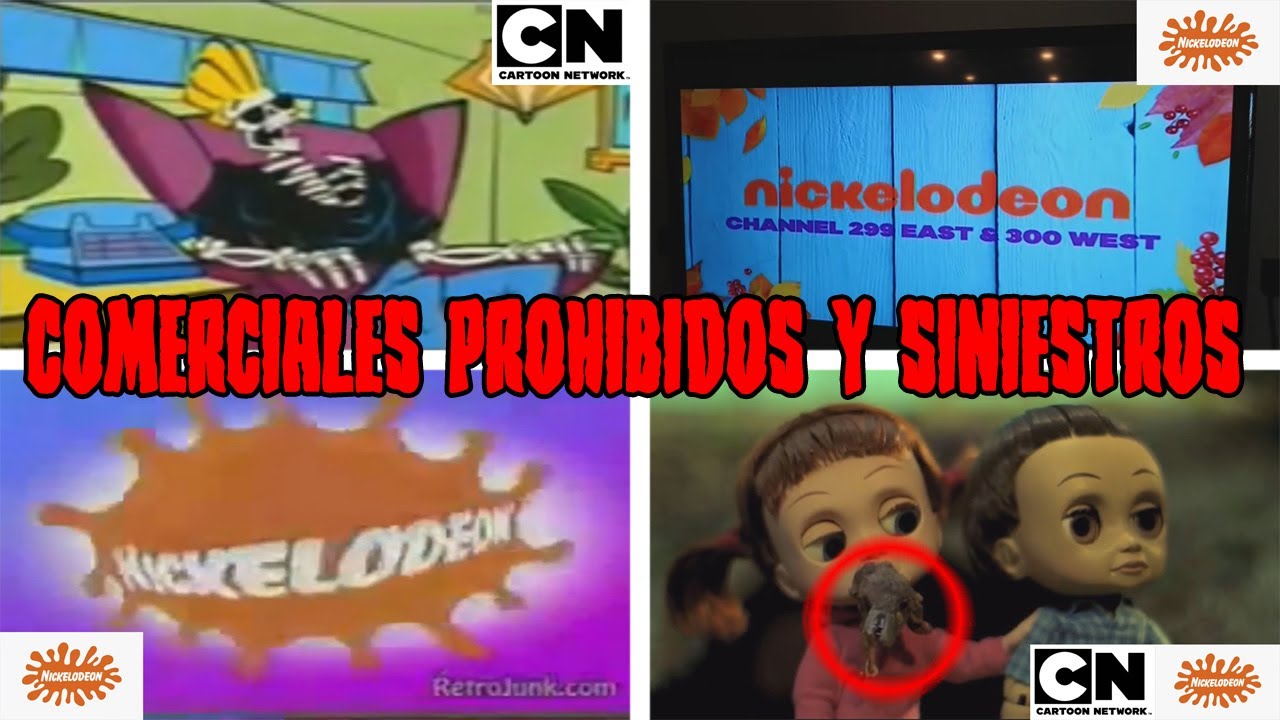 10 Comerciales Siniestros y Prohibidos Transmitidos en Cartoon Network y Nickelodeon