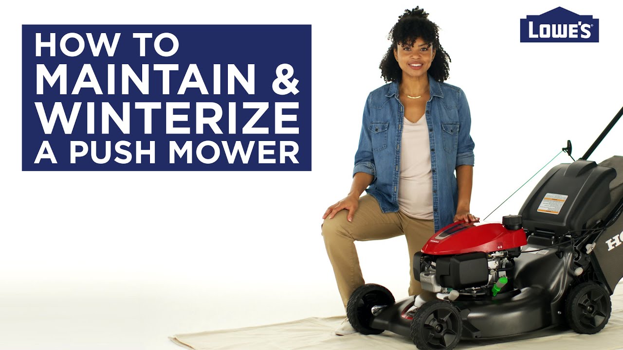 How to Maintain and Winterize a Push Lawn Mower