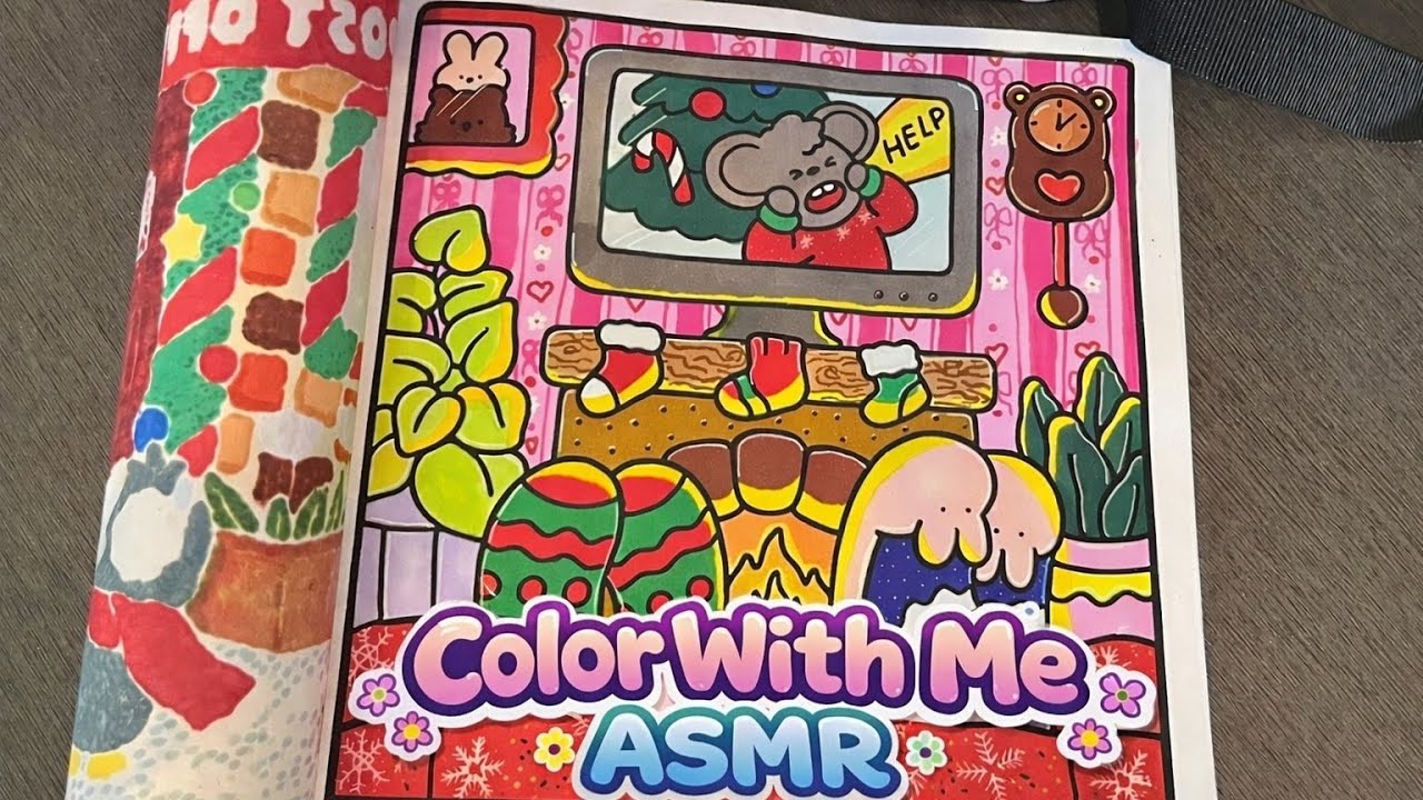 Color With Me (ASMR) ☁️ Comfy Days | Cozy Coloring Page 20