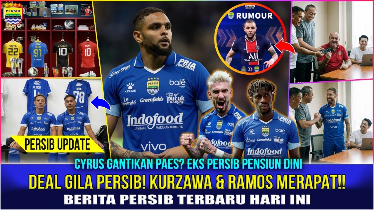 TRANSFER GILA! Persib NEKAT Angkut Kurzawa & Ramos?! Maarten Paes BATAL, Cyrus Margono SOLUSINYA!
