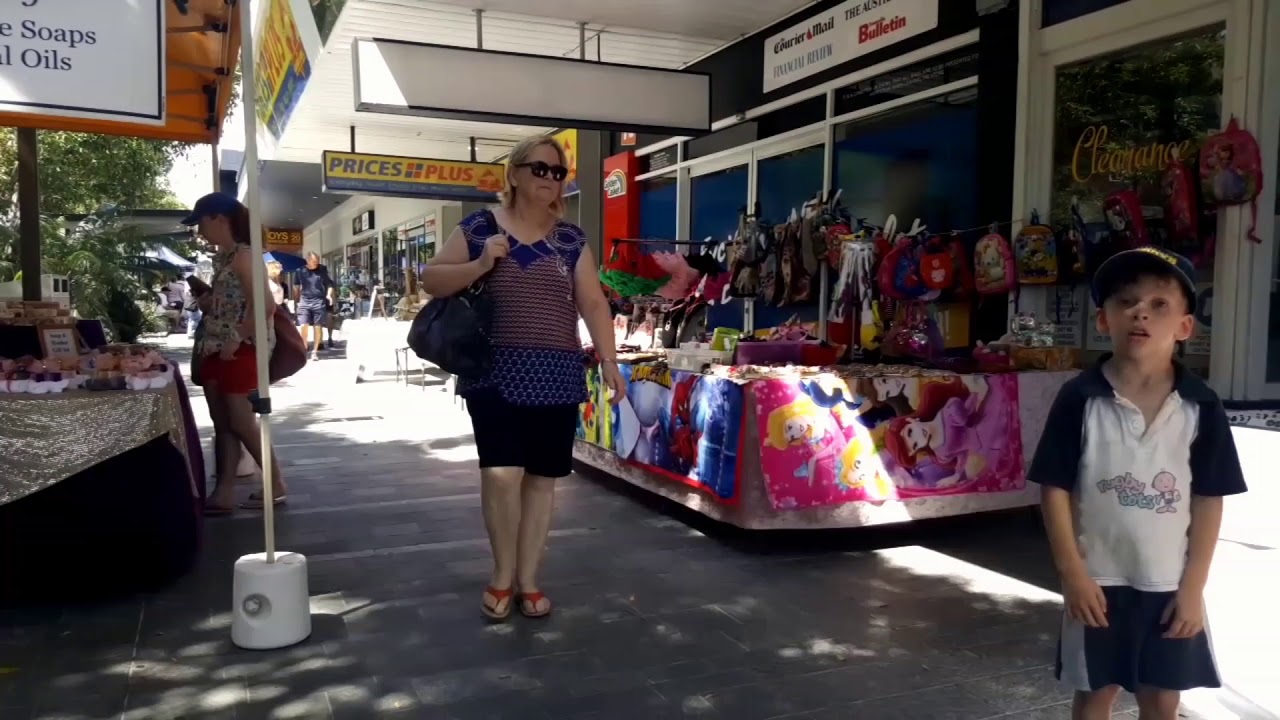 Day Walk through Cotters Market, Townsville, Queensland, Australia