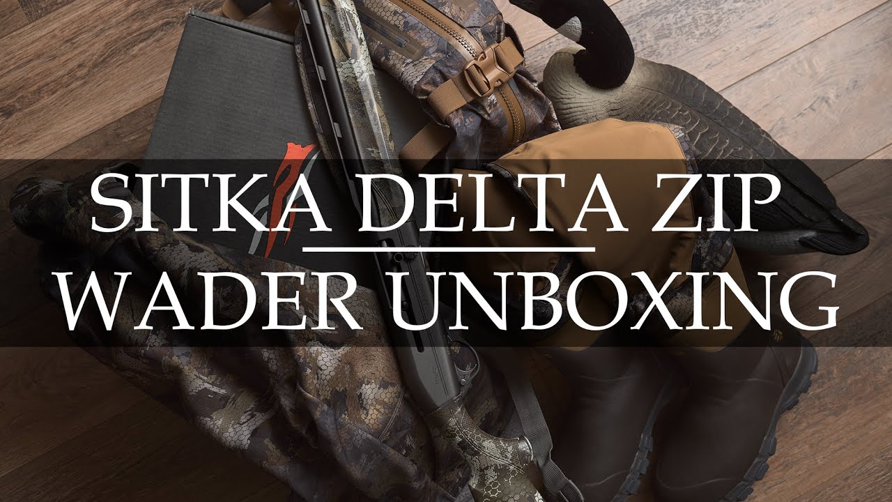 Sitka Delta Zip Wader unboxing & first look!