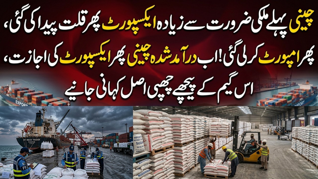 Pakistan's Sugar Mystery Export, Shortage, 300,000 Ton Import & Re Export &mdash; What's Really Going On