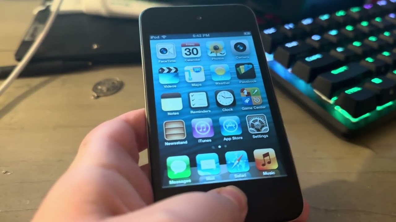 Downgrading the iPod touch 4 to iOS 6 and testing apps