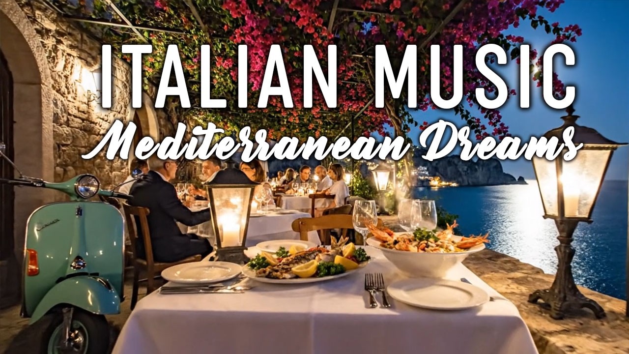 🎶 Serene Italy Vibes 🎶 2+ Hours Mediterranean Relaxation with Amalfi Coast & Lake Como 4K