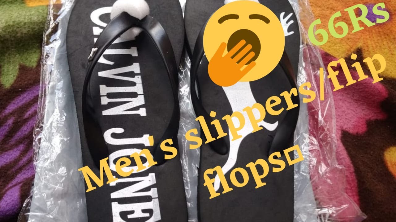 Men's flipflops 66Rs #flyingskies1 #footwearunder100 #bestslippersunder100 #unboxing #shopclues
