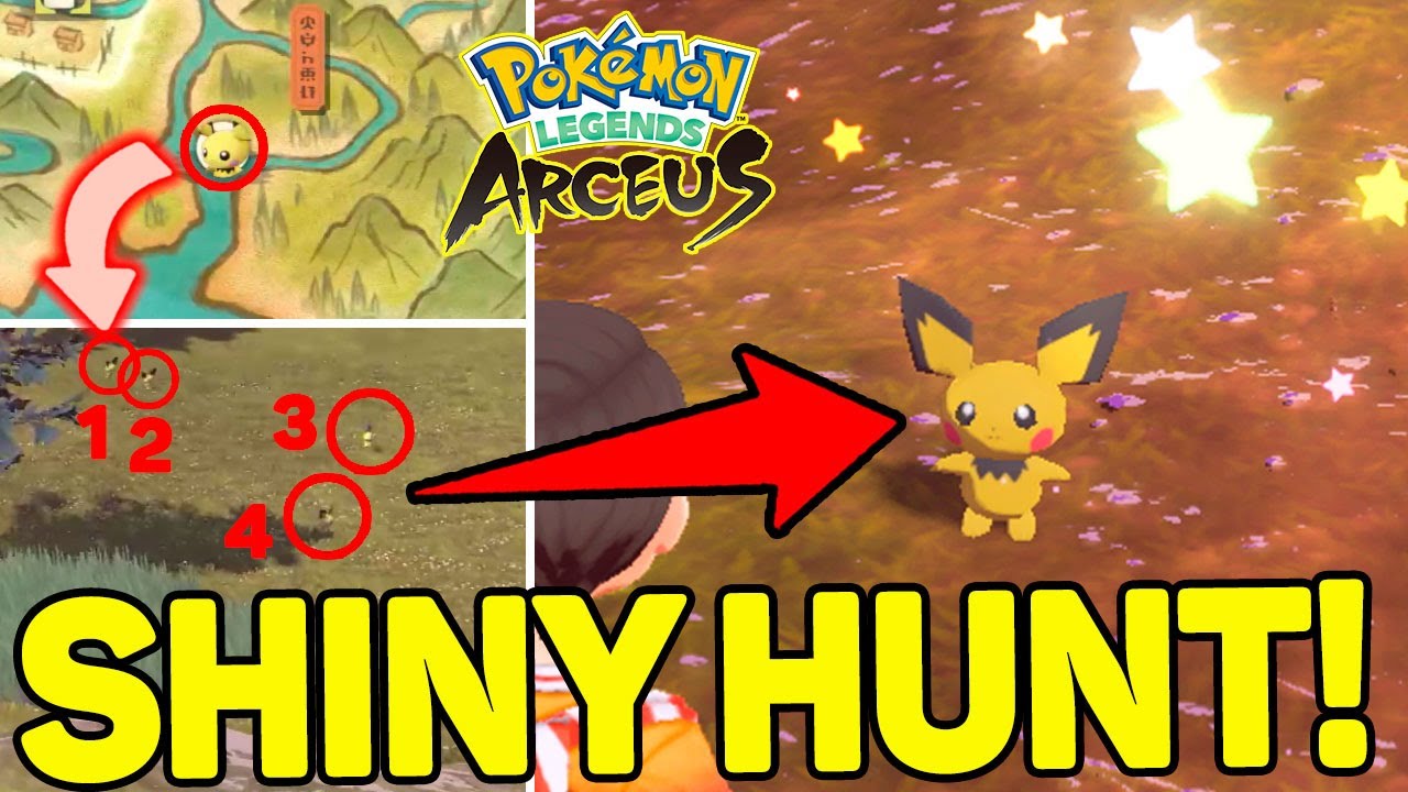 TUTORIAL SHINY HUNT EM POKÉMON LEGENDS ARCEUS COM MASS OUTBREAK !!