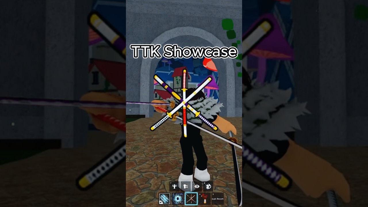 True Triple Katana (TTK) Showcase Blox Fruits #roblox #bloxfruits #fypシ゚viral