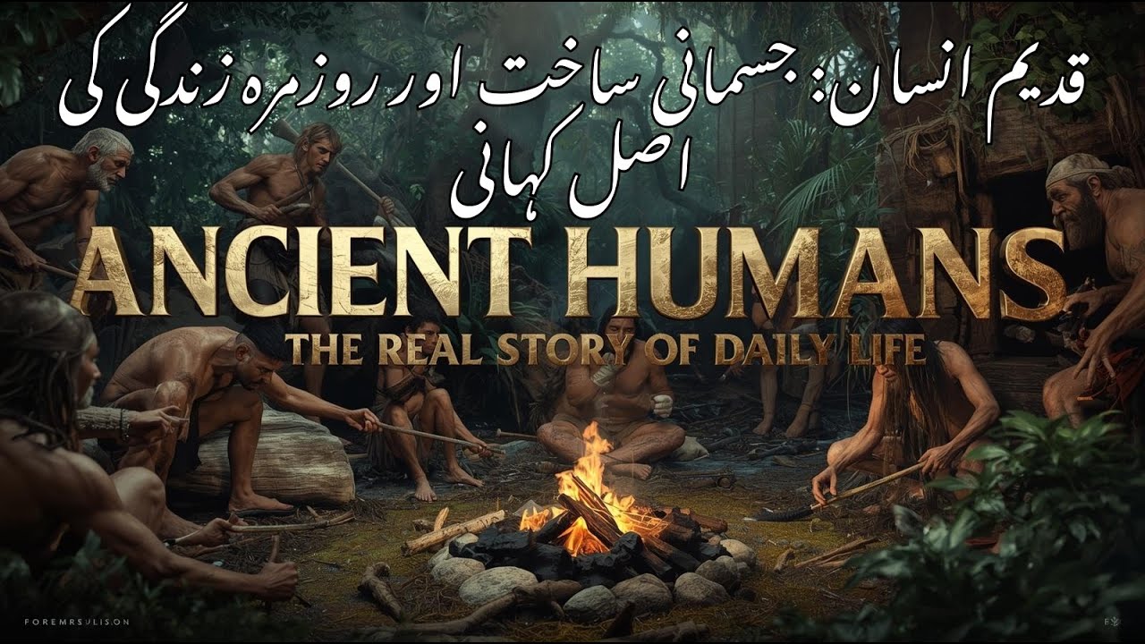 قدیم انسان: جسمانی ساخت اور روزمرہ زندگی کی اصل کہانی . Ancient Humans: The Real Story of Daily Life